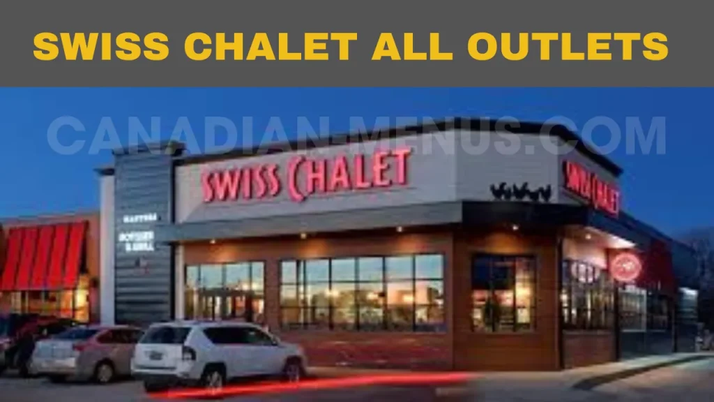 Swiss Chalet Canadian Locations Address