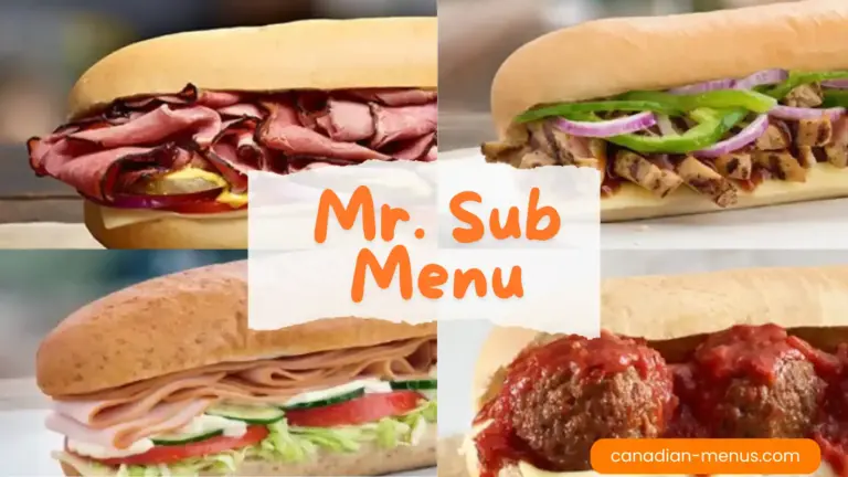 Mr Sub Menu Canada featured image