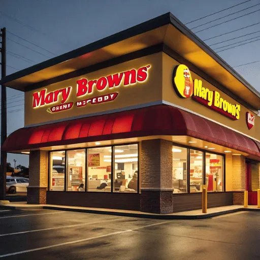 mary brown menu image