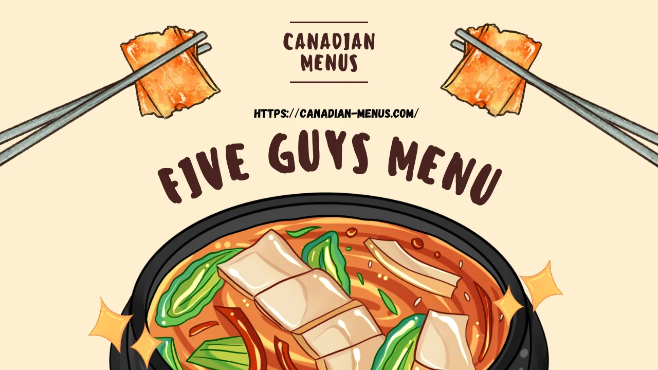 Five guys menu canada