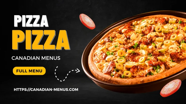 Pizza pizza menu canada