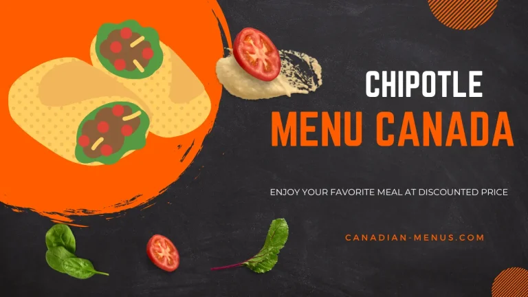 chipotle menu canada