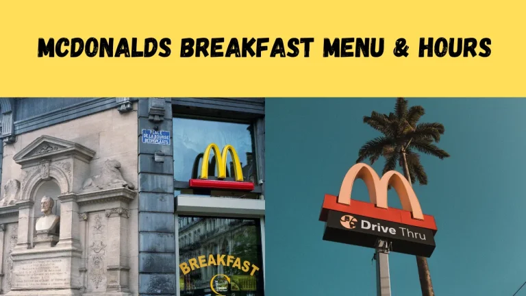 McDonald's Breakfast Menu