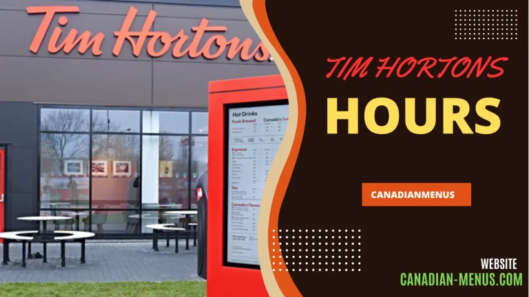 Tim hortons hours