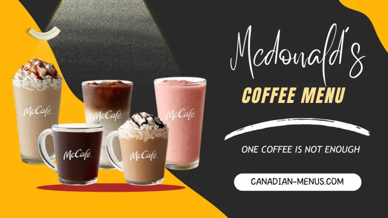 McDonald’s Coffee Menu