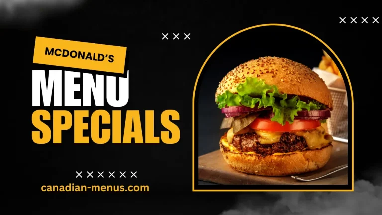 McDonald’s Menu Specials – Top Items You’ll Love