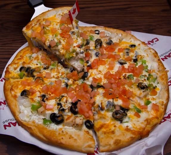 Canadian Brewhouse Pizzas, Flatbreads & Oven-baked Favorites