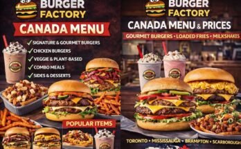 Burger Factory Menu Canada with Prices – Full Menu, Deals & Popular Items