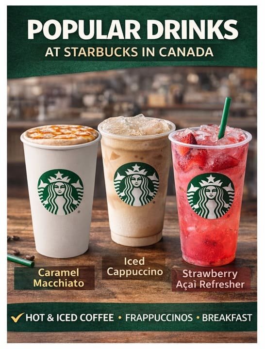 Starbucks Canada Menu with Prices – Full Coffee, Drinks & Breakfast Menu in Canada 2 Starbucks Canada Menu