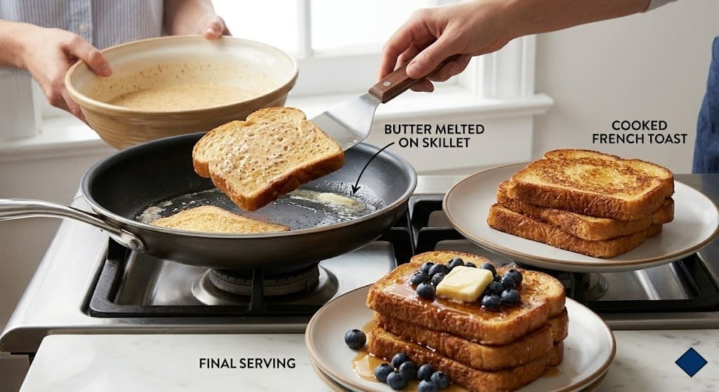 Simple French Toast Recipe (Easy & Fluffy) – Classic Canadian Breakfast at Home 1 Simple French Toast Recipe (Easy & Fluffy) – Classic Canadian Breakfast at Home